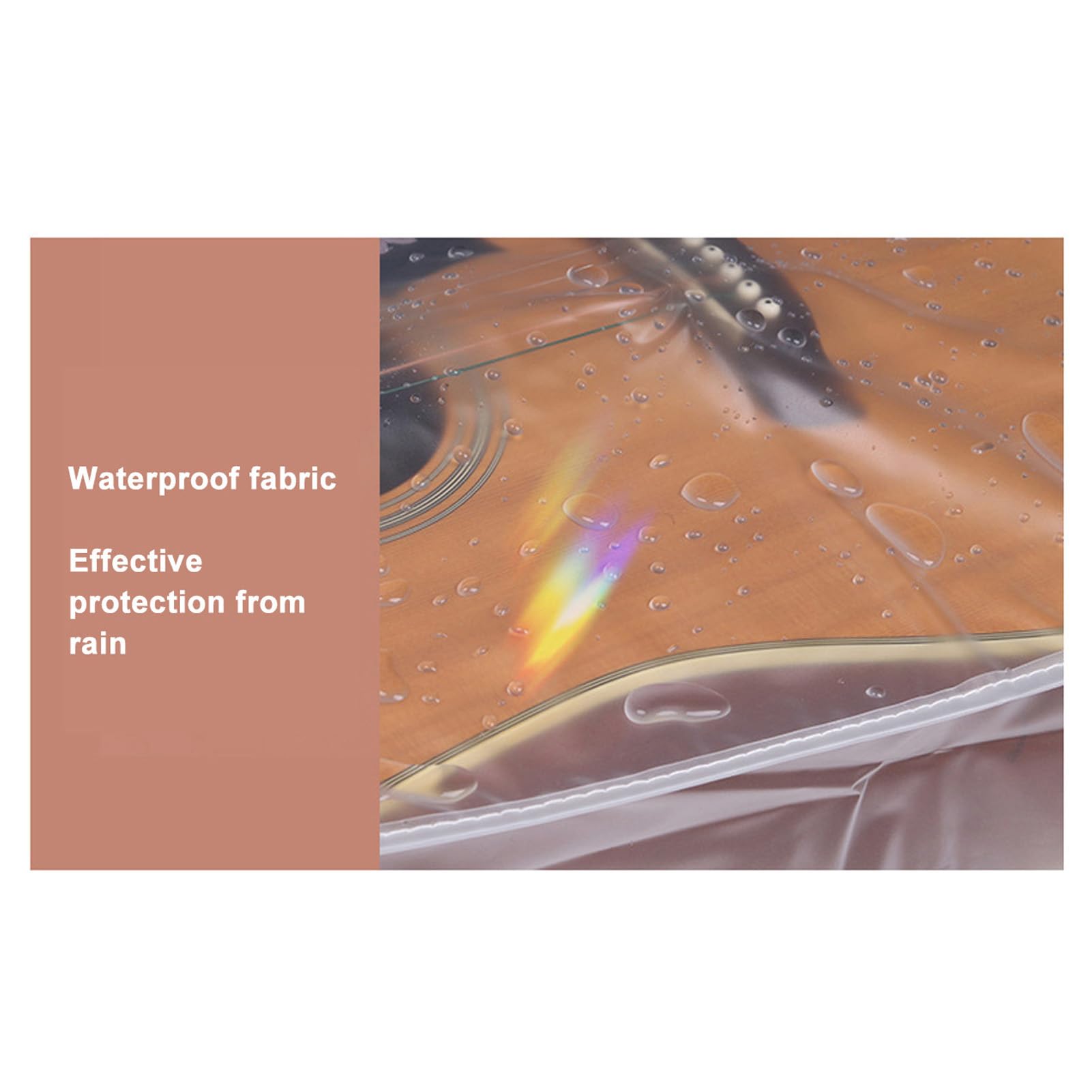 Copertura Antipolvere Per Chitarra - Impermeabile E Riflettente, Protegge Da Sole, Polvere E Umidità, Design Portatile - Foto 5