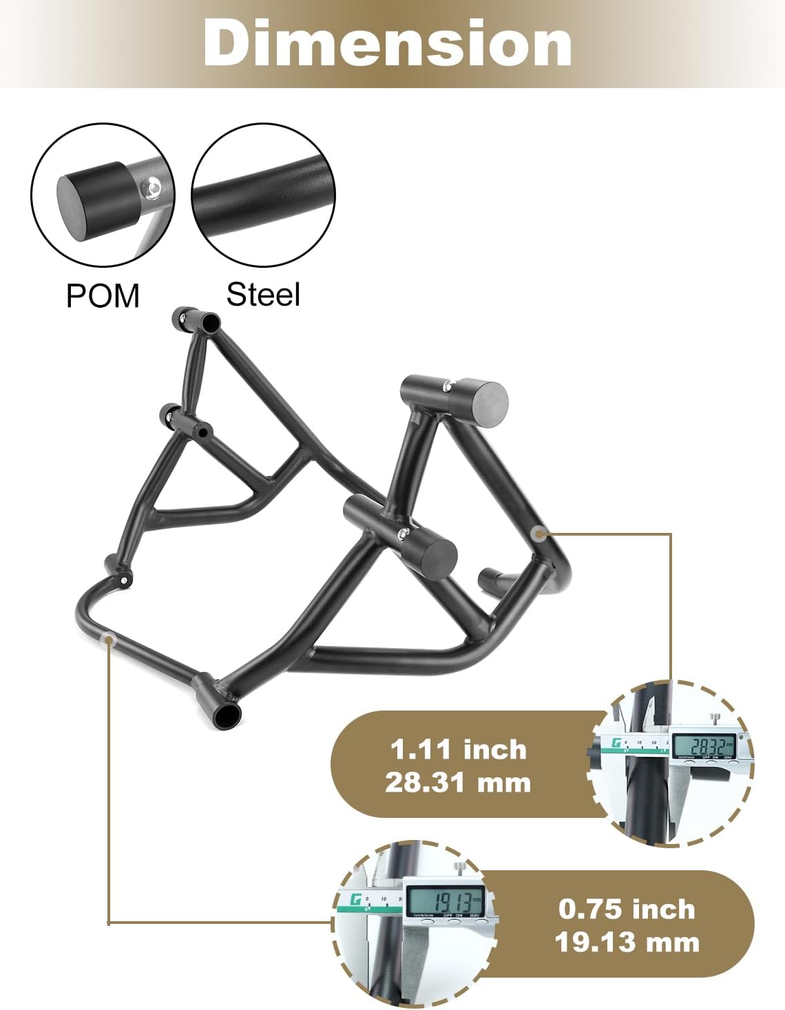 Engine Guard Crash Bar Fit for YZF-R7 2021-2025 | Fit for YZF R7 Crash Cage Highway Motorcycle Race Rail Frame Bumper Protector Frame Sliders