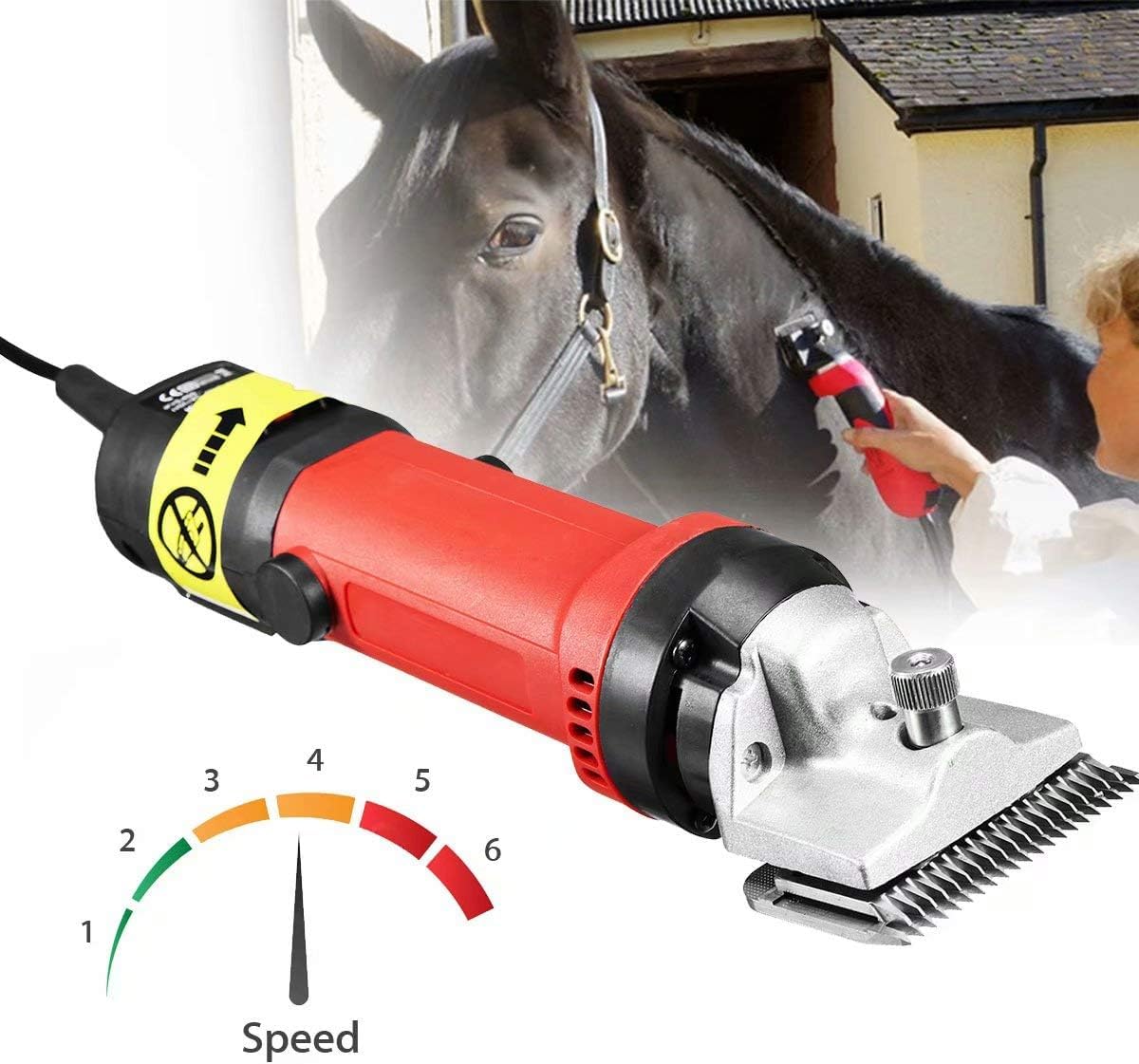 Caballo eléctrico Sheep Clipper 690W Equino Animales Esquila Recortadora Afeitadora Cortadora Peluquería