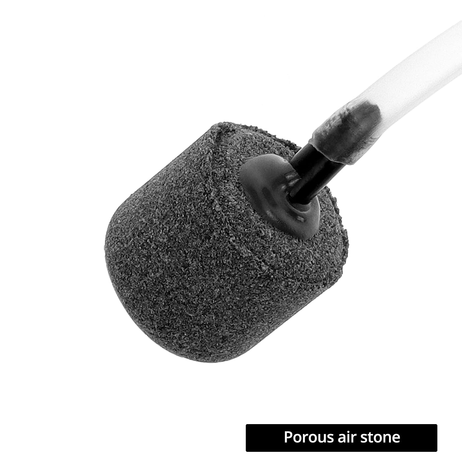 QWORK® Pompa d'aria per acquario 3W, pompa di ossigeno per acquario 2L/min, incluso tubo in silicone da 120 cm, pietra porosa e valvola di ritegno
