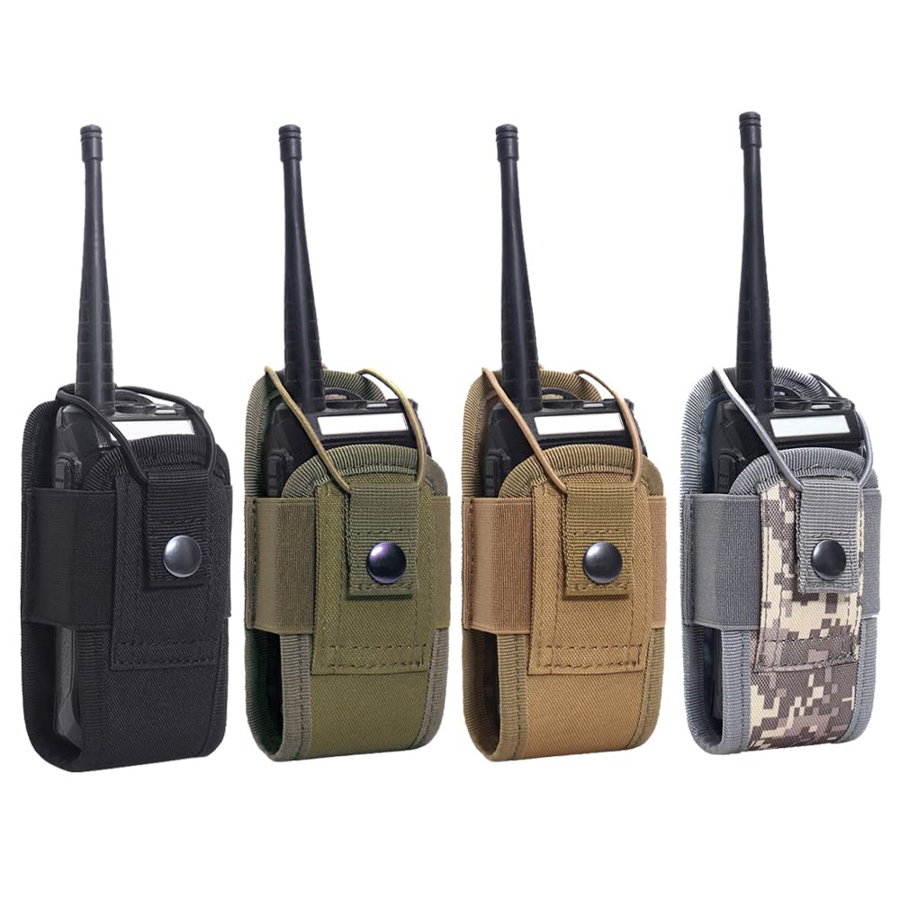 ACEXIER Tattico Molle Radio Custodia per walkie Talkie Borsa in Vita Tasca Holder Portable Interphone Holster Carry Bag per la Caccia Campeggio