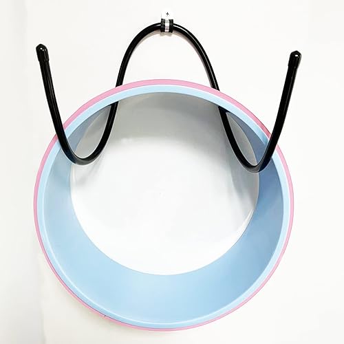 Miniatura 7 de Paquete de 2 soportes grandes para esterillas de yoga de montaje en pared, organizador de estante de pared para esterilla de yogaruedas, rodillo de