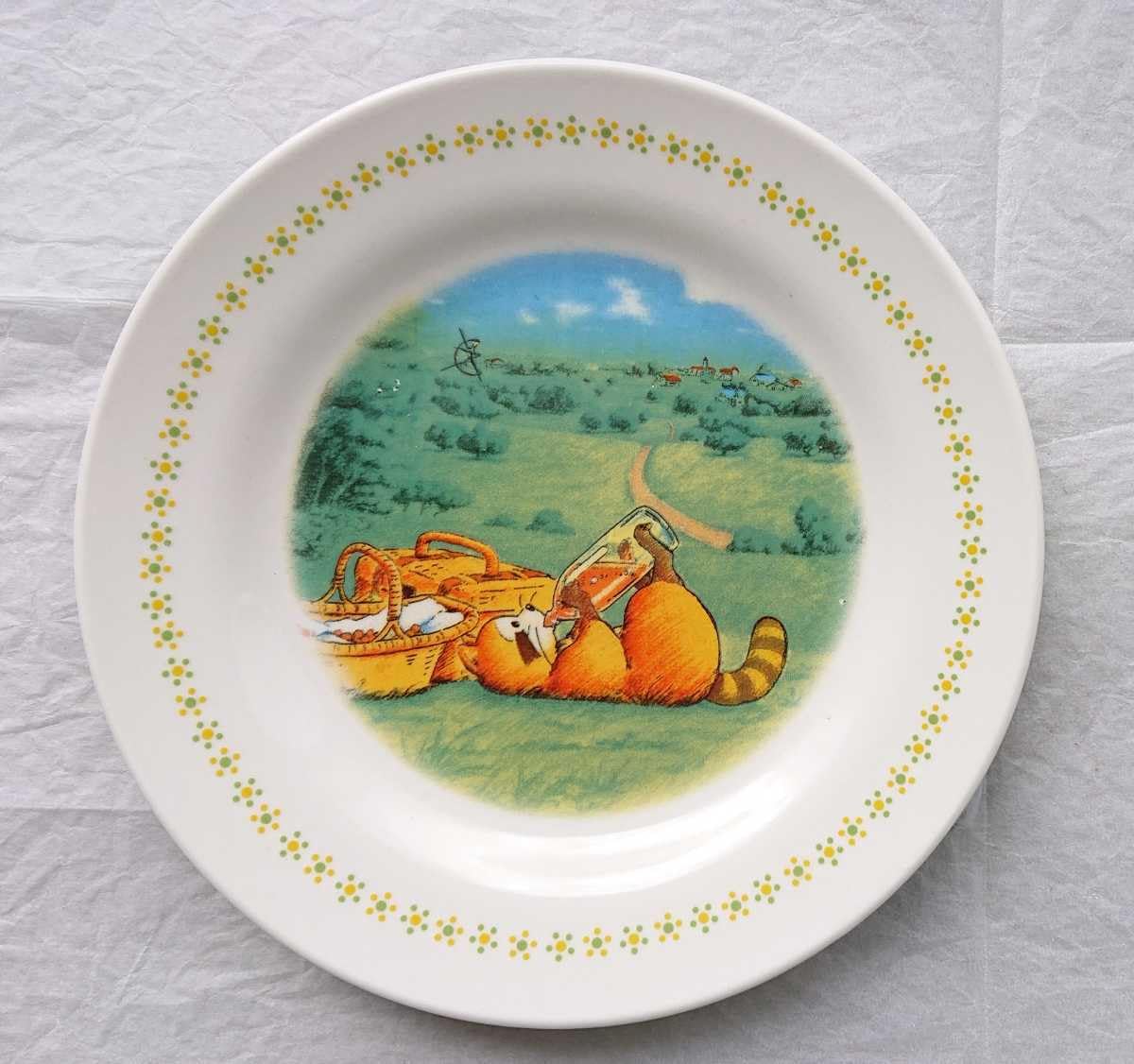 Amazon.co.jp: レア あらいぐまラスカル 絵皿 セブンイレブン