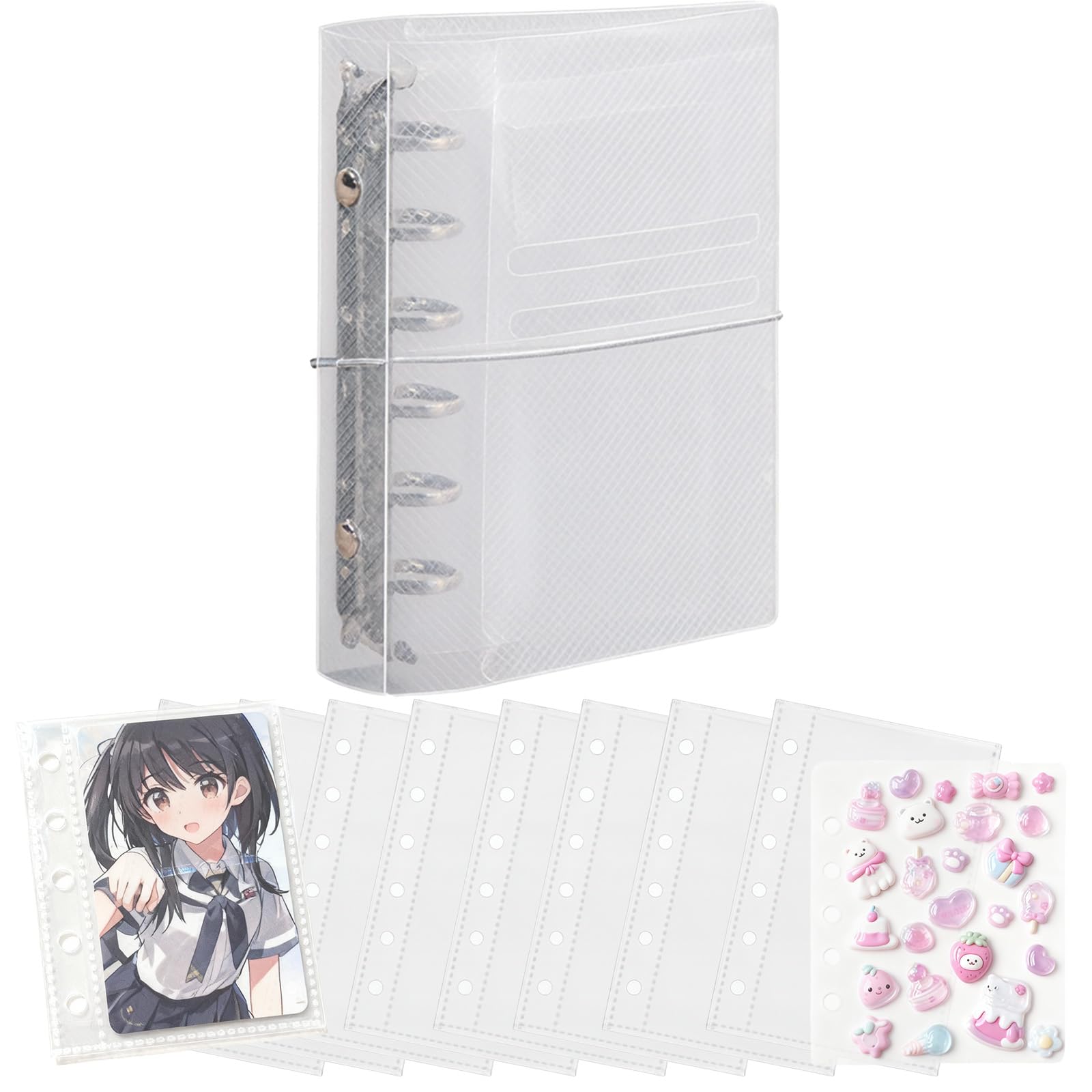 Amazon | Alpha Depot シール帳ミニバインダー 大人のシール帳 シール