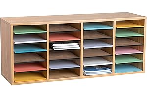 AdirOffice Wood Classroom Mailbox