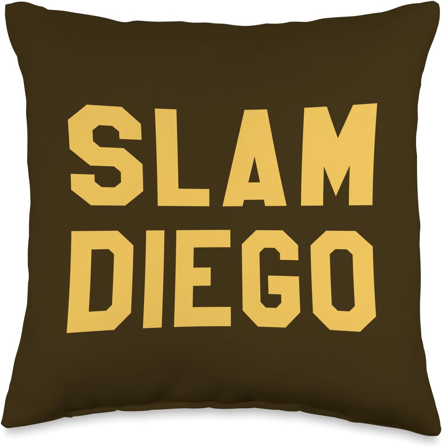 SLAM DIEGO OFFICIAL CLASSIC STACKED PRINT Throw Pillow