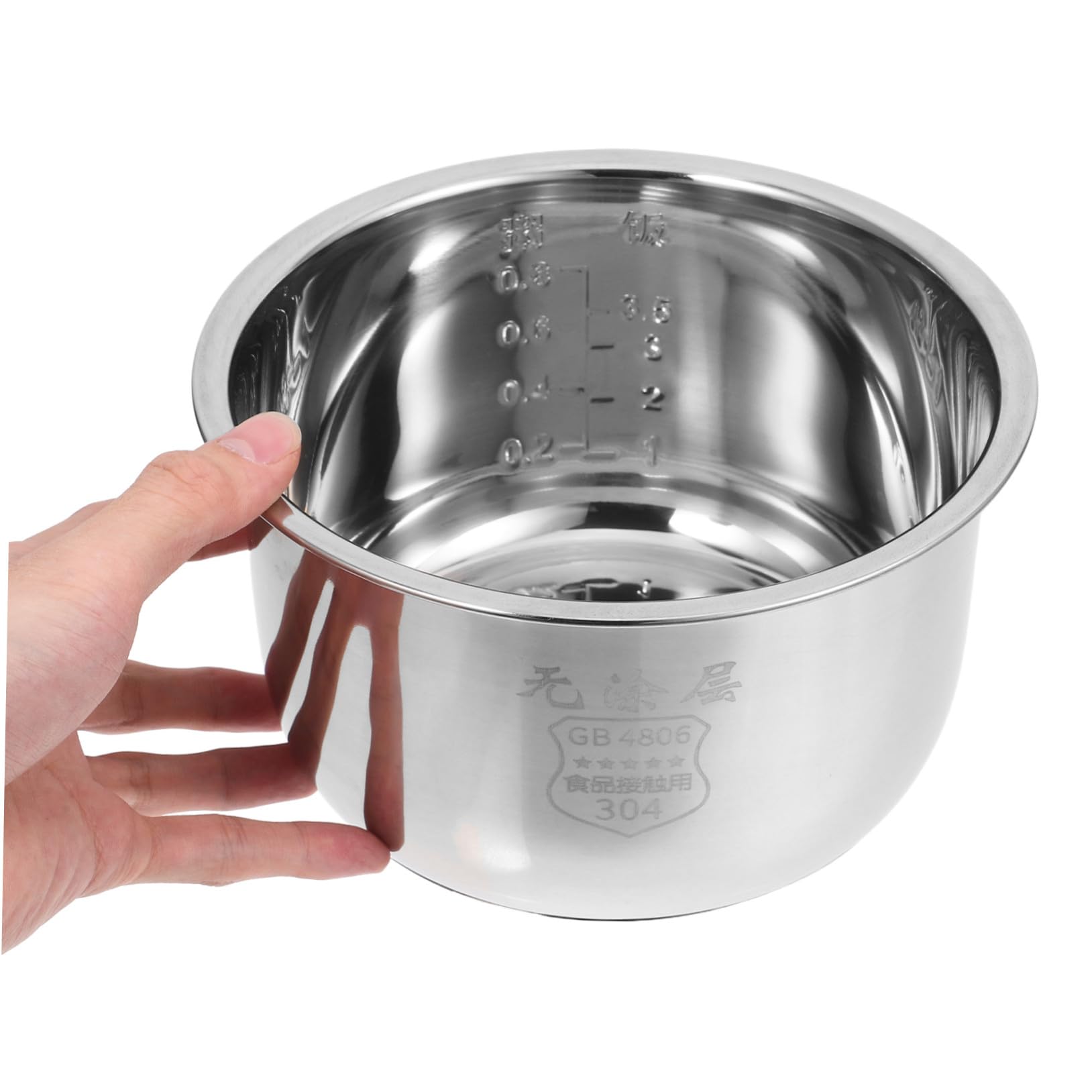 Cuve Intérieure en Acier Inoxydable 1,6 L de Cuiseur à Riz Électrique