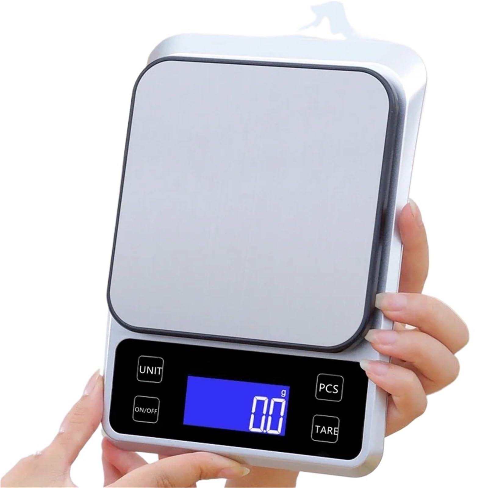 Báscula de cocina digital inteligente de 5 kg/0,1 g y 10 kg/1 g for alimentos y repostería.(USB model,10KG-1g)