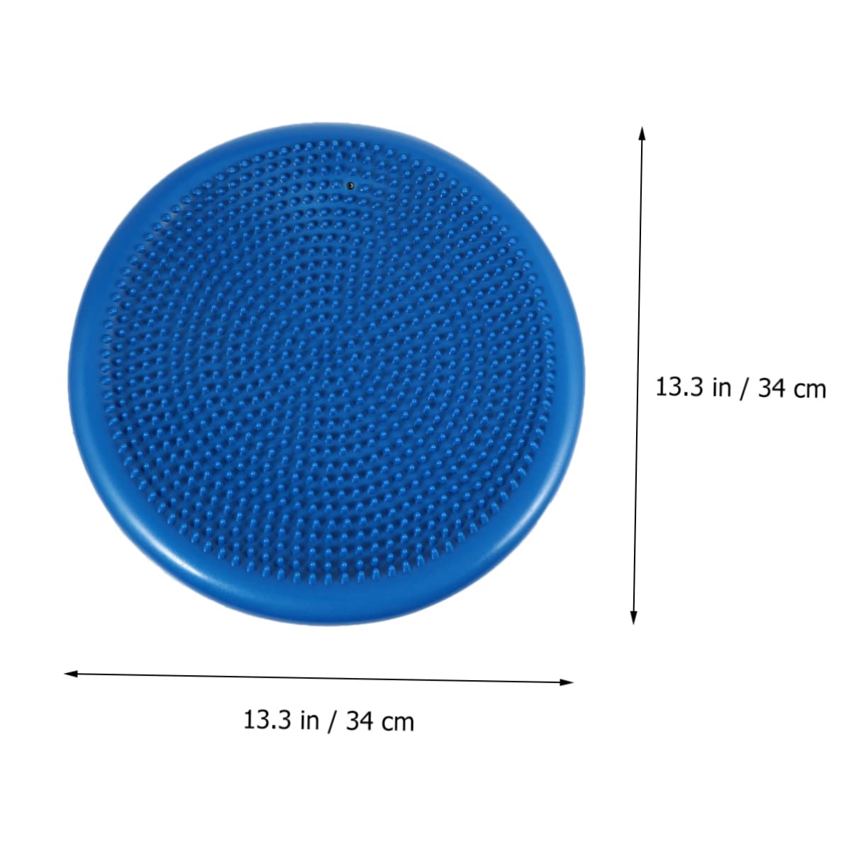 Cuscino Equilibrio Gonfiabile Blu in Pvc per Ragazzo Ragazza | Disco Oscillante, Input Sensoriale e Seduta Ergonomica, Pompa Manuale Inclusa Colore Casuale