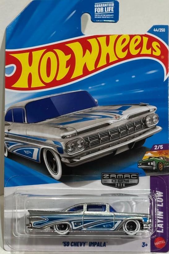 Hot Wheels Chevy Impala coche a escala 1:64 miniatura 1