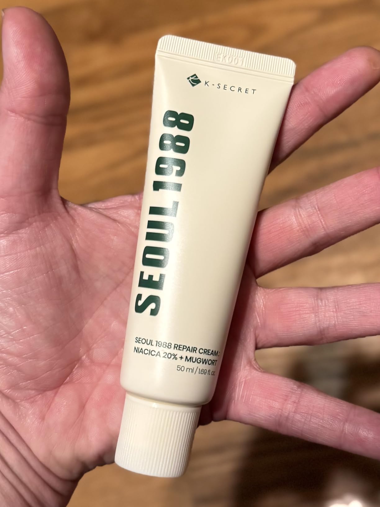K-SECRET SEOUL 1988 Repair Cream – Soothing Moisturizer with Niacinamide and Centella Asiatica | Hydrating Barrier Cream for Sensitive Skin | Korean Skincare, 50ml / 1.69 fl oz