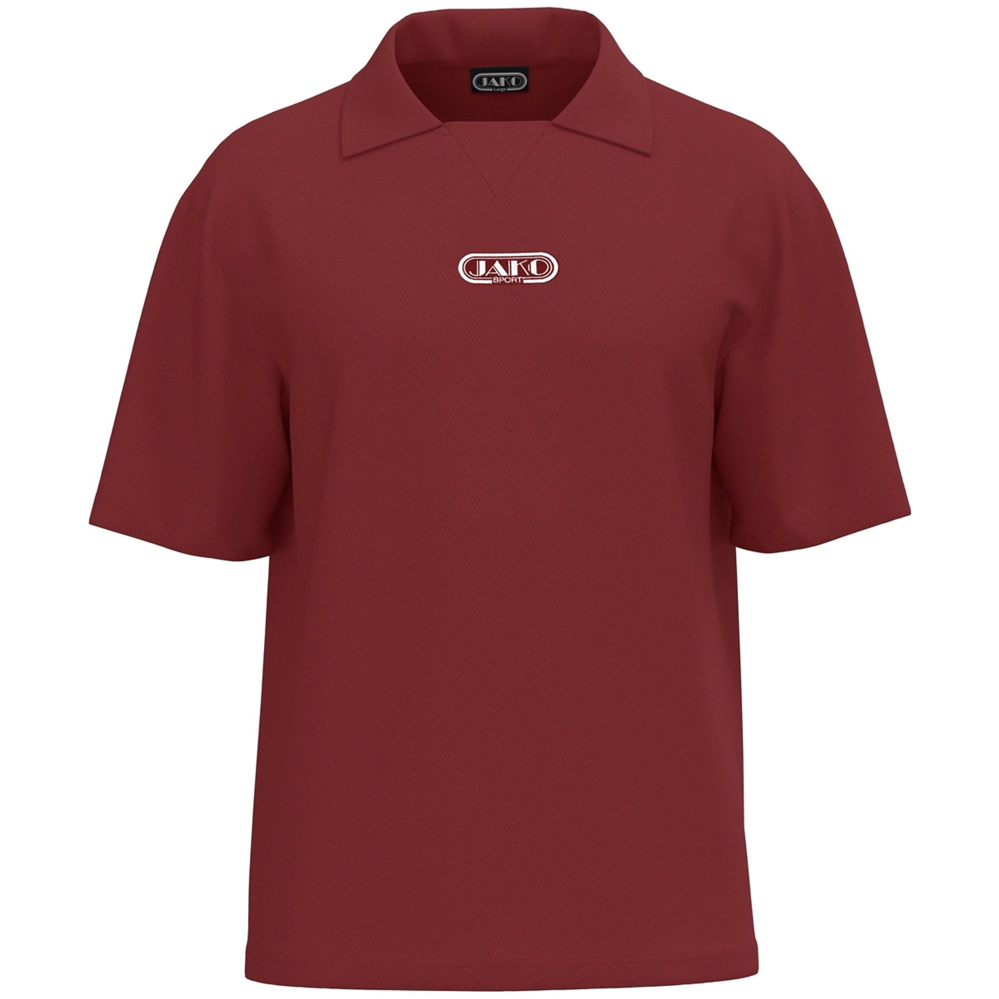 Jako Unisex Wardrobe Polo Shirt, Ruby Red, XXL