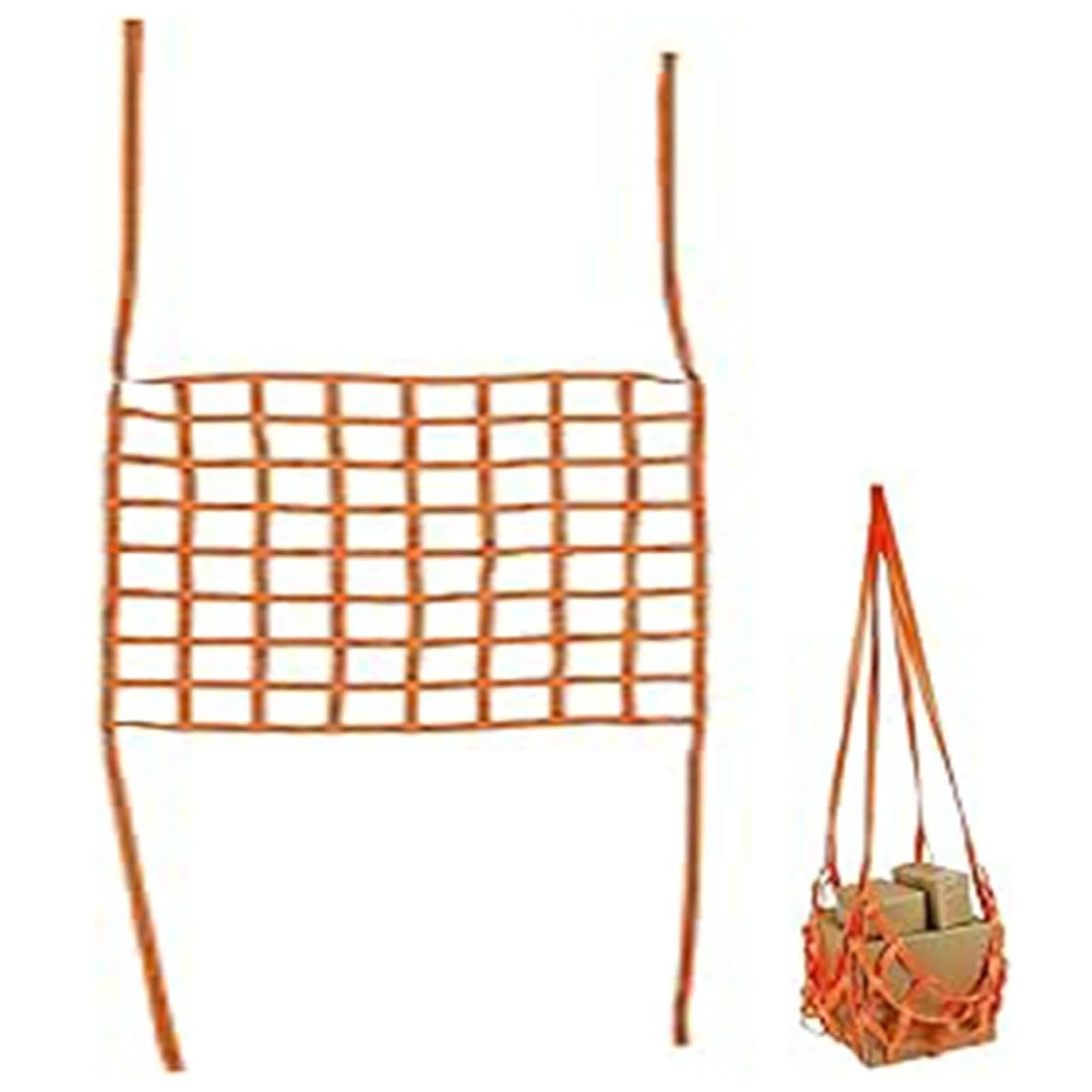 Siatki transportowe z pasami do podnoszenia, Poliestrowa Siatka Do Podnoszenia Ładunków W Rozmiarach Od 1x1 M Do 4x4 M Z Obciążeniem Do 3,5 Tony(1 X 1M/Mesh 10cm/Load 2t)