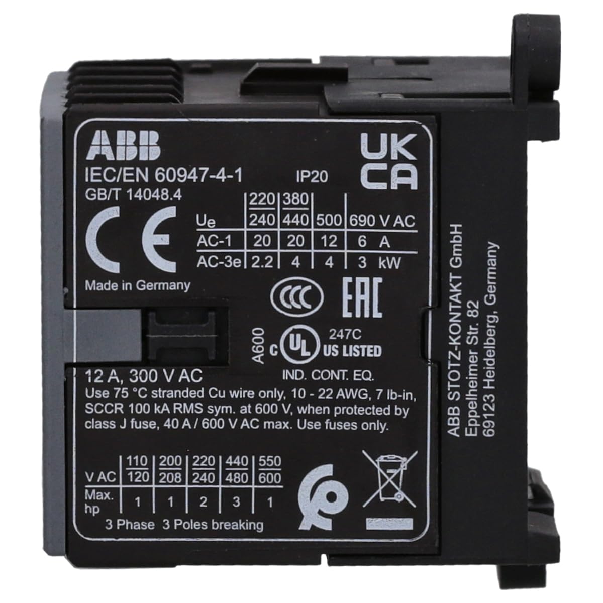 ABB componente per interruttore codice GJL1211001R0101