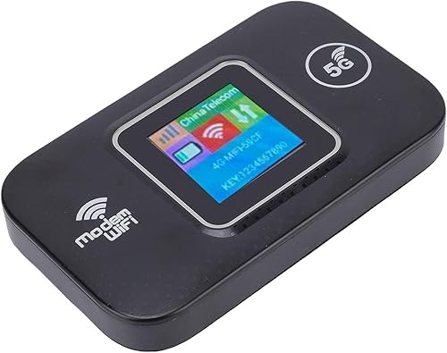 VBESTLIFE Enrutador WiFi móvil 4G LTE con ranura para tarjeta SIM, dispositivo de punto de acceso portátil de viaje de 300 Mbps, módem de Internet