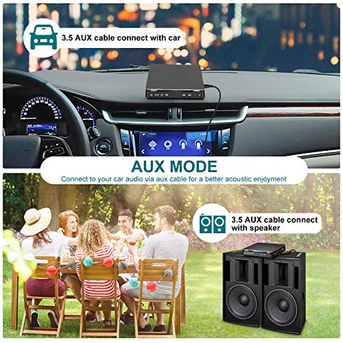 ACONAG Leitor de CD player portátil duplo versão de fone de ouvido botão touch button reprodutor cd