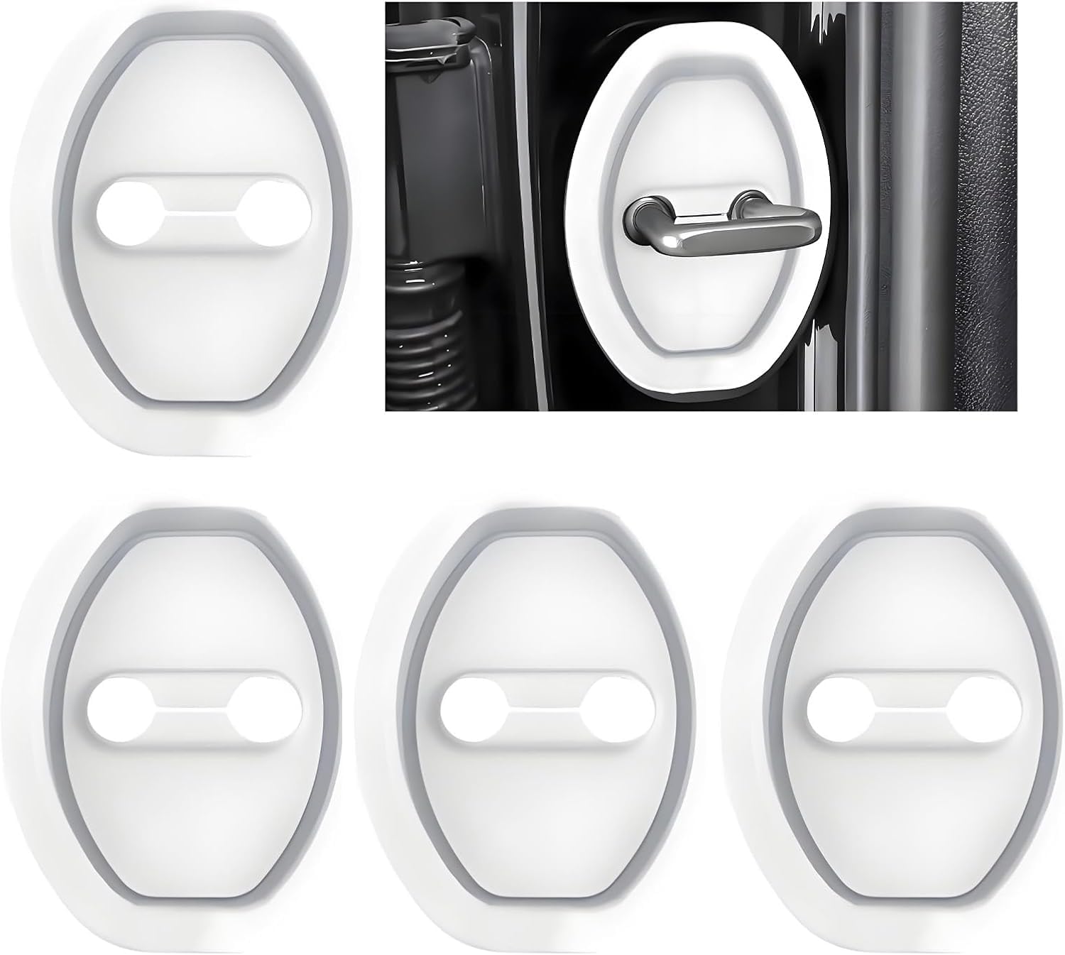 4Pcs Door Lock Cover for Dacia Bigster Hybrid 2025