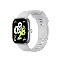 XIAOMI Redmi Watch 4, Smartwatch con Display AMOLED 1.97″, Struttura in Metallo, Corona Rotante, Chiamate Bluetooth, 20 Giorni di Durata della Batteria, Monitoraggio Salute, SpO2, Argento