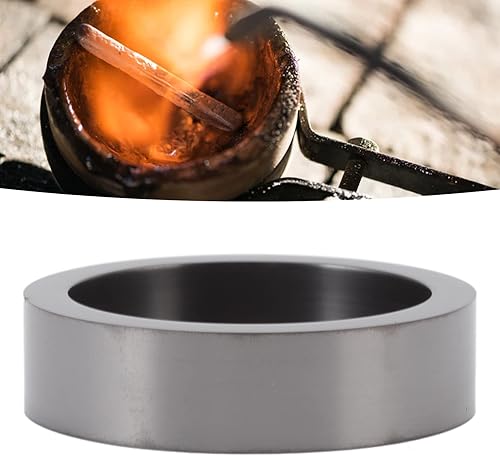 Miniatura 4 de Molde de lingote de fundición, forma redonda, refinado de oro, plata, lingote de grafito, molde de crisol de lingote para fundición de fusión,