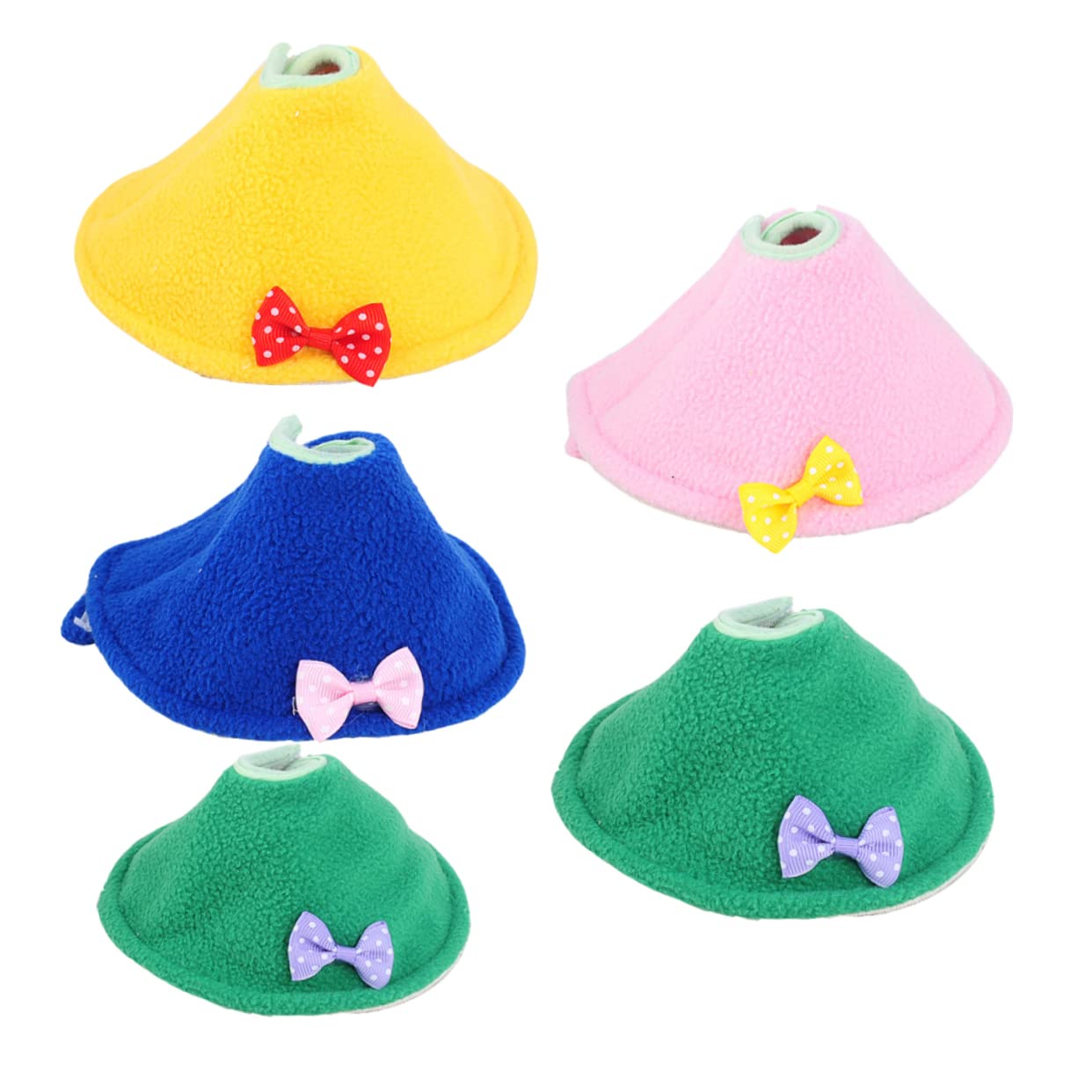 Beavorty Parrot Collar Pecking Protective 5pcs Set Soft Breathable Material Stylish Design for Birds