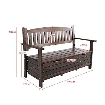 ベンチ兼収納庫 ベンチ 収納庫 ボックスベンチ 屋外 倉庫 木製 天然木 幅106 庭