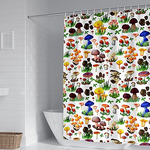 Eviter les moisissures avec le rideau de douche 165x200cm polyester champignons KnSam