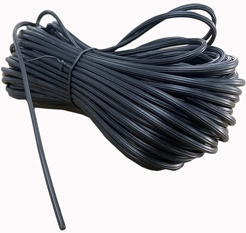 Miniatura 9 de FLYZZZ Ranura para ventana de 0.125 pulgadas x 100 pies, redonda, negra, para reparación de pantalla de ventana, adecuada para ancho de ranura