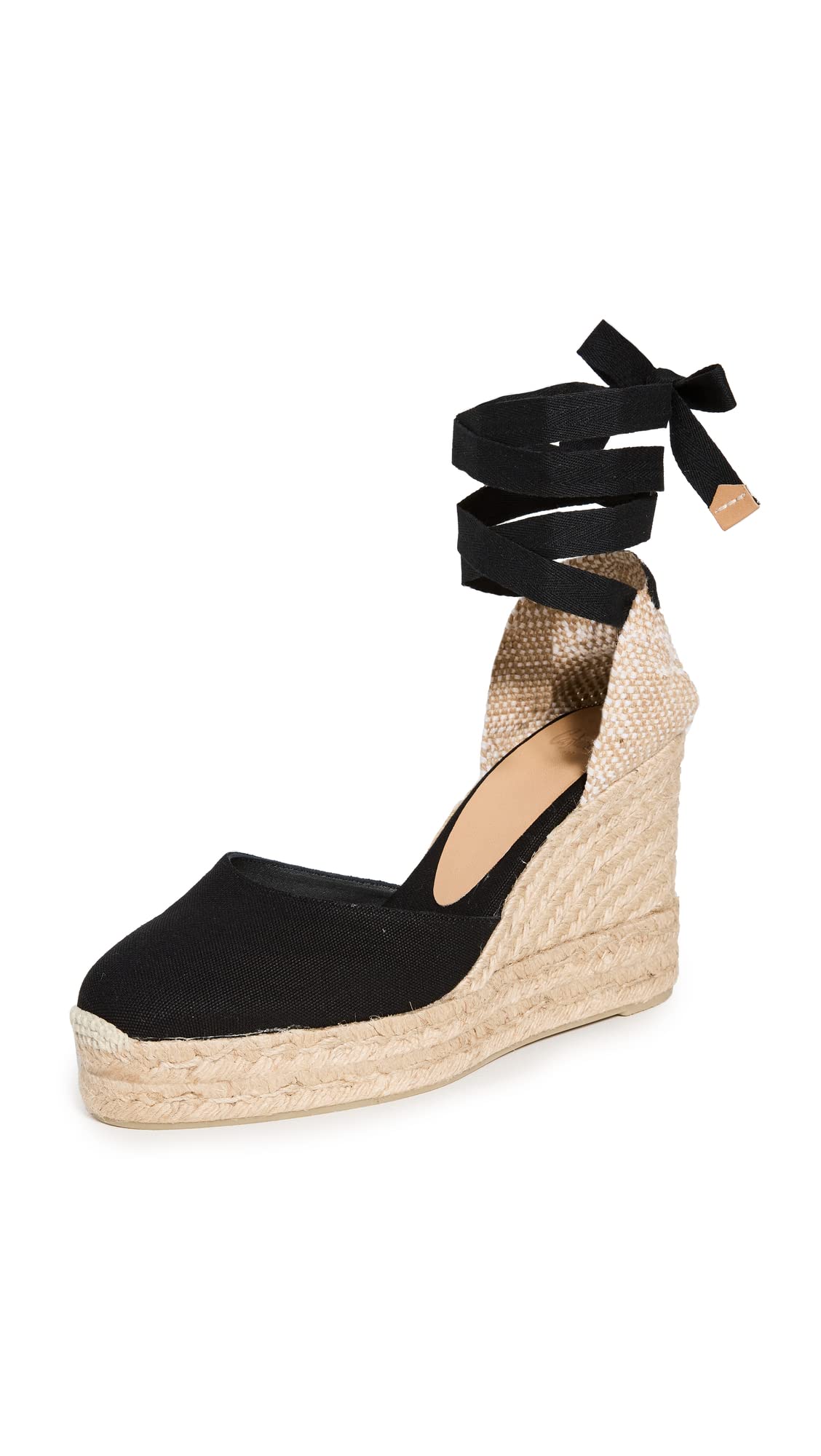 Women's Carina Wedge Espadrilles, Black, 9-image-39