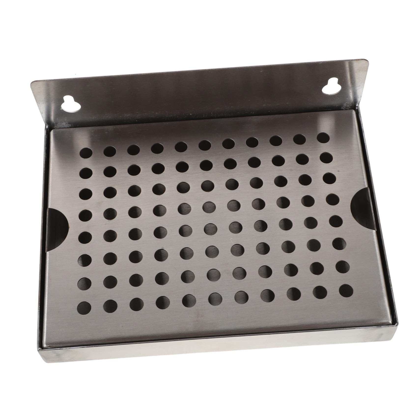 Vassoio Raccogli-Gocce Birra a Parete in Acciaio Inox 20x15, 2 Cm