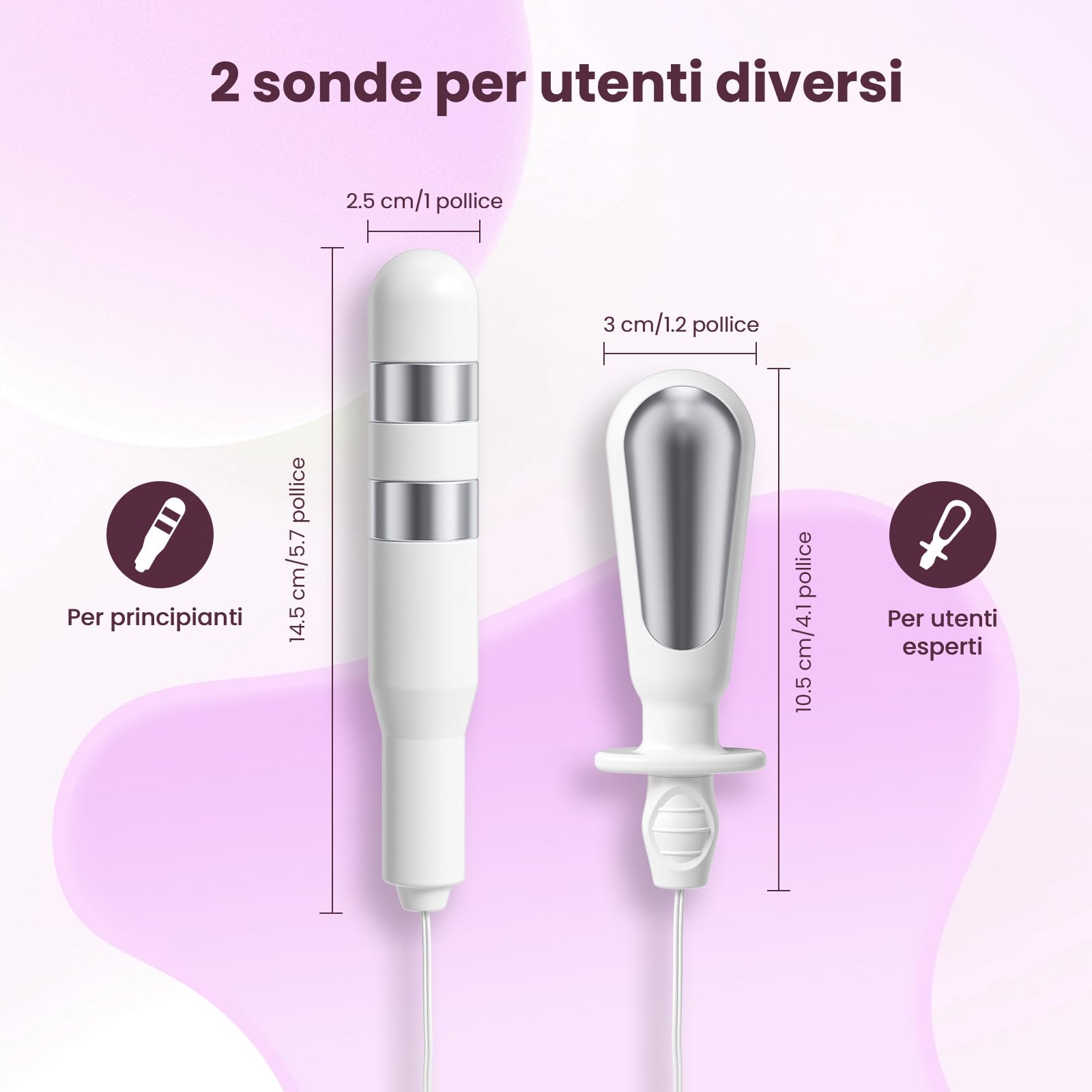 Trainer per il pavimento pelvico, allenamento muscolare del pavimento pelvico, TENS per alleviare il dolore, elettrodi ed elettrodi speciali