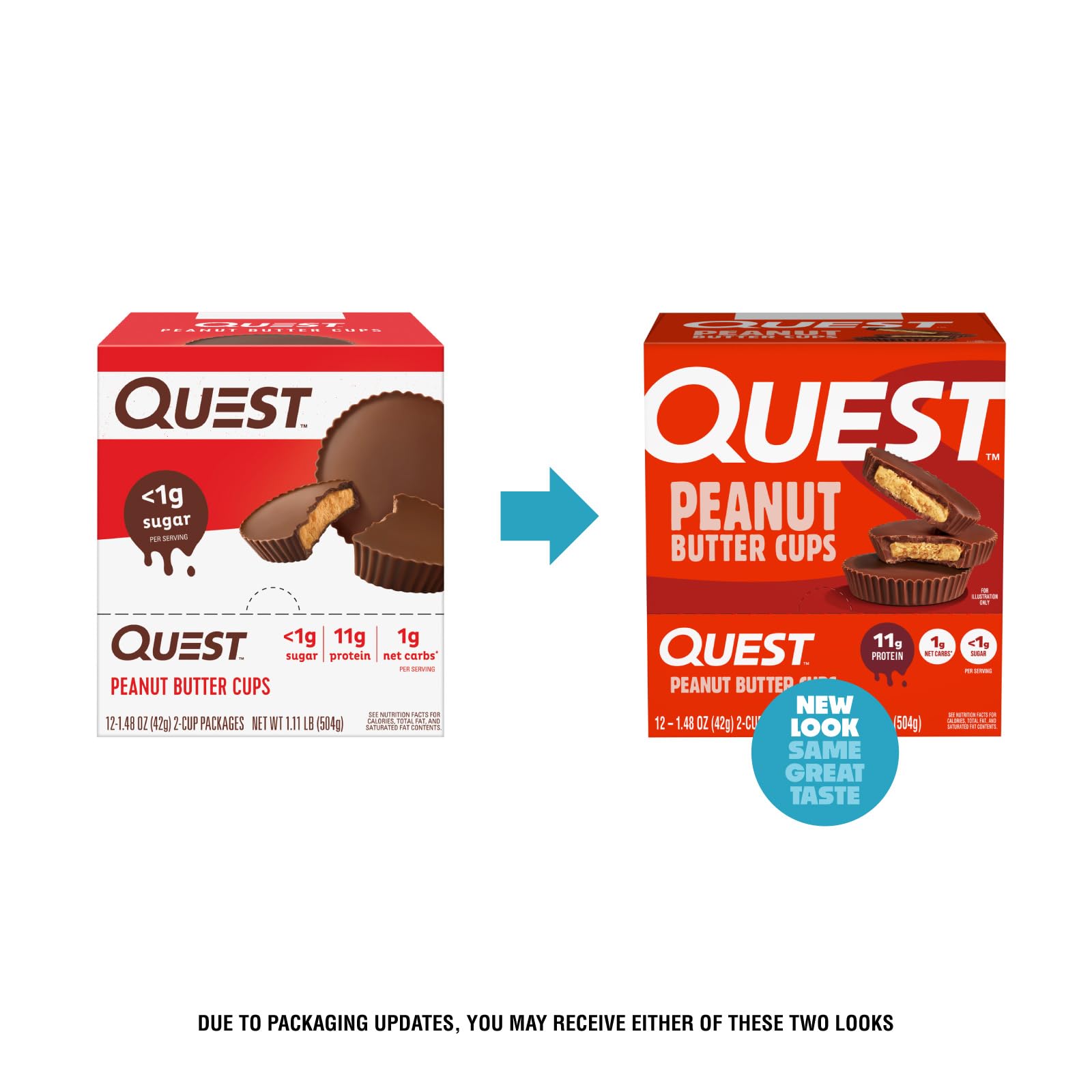 Quest Nutrition Peanut Butter Cups, 11g Protein, 1g Sugar, 12 Count — Amazon image 3