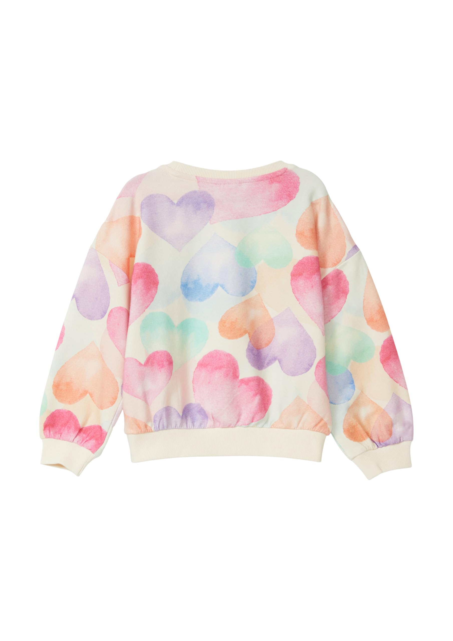 s.Oliver Mädchen 2176137 Sweatshirt mit Allover Print (1er Pack)
