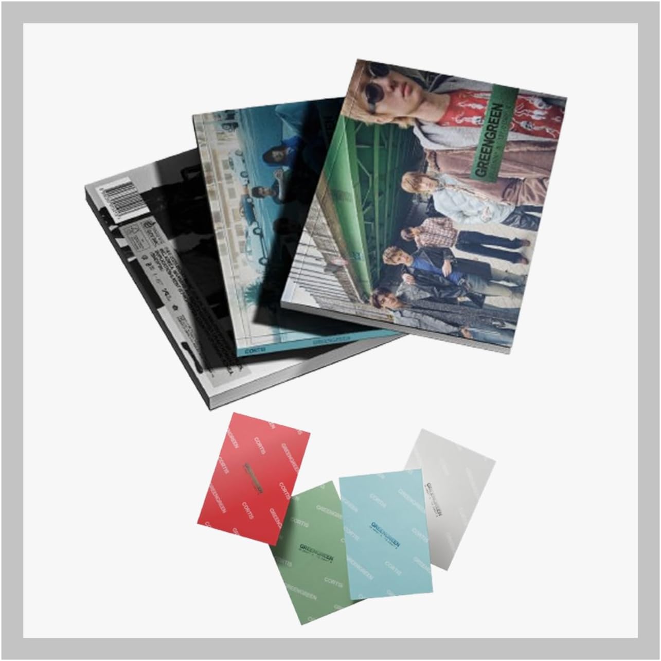 (Full Set : 3Standard+4Weverse Albums) [applemusic POB Exclusive] CORTIS GREENGREEN 2nd EP Album with Tracking