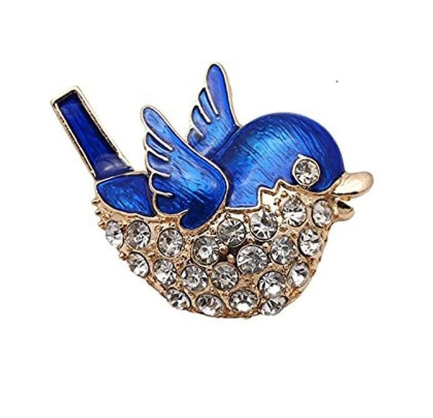 Broche Pin Broche De Pájaro para Mujer, Cristal, Alfileres, Decoración Boda, Adornos Ropa Mujer