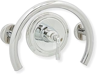ADA Grab Bar Ring for Bathtub & Shower Valve/Bathroom Safety/304 Stainless/Polished Chrome/12" x 10"
