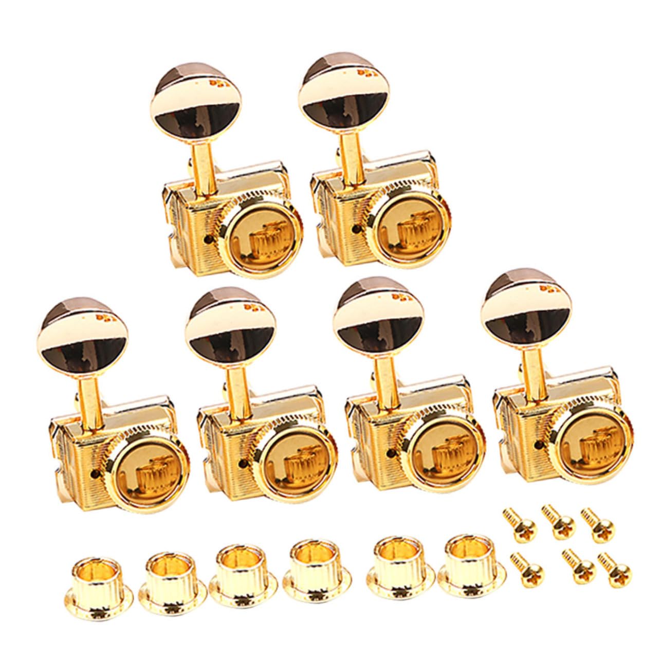 SUPVOX 6pcs Guitar Tuning Pegs Locking Guitar Pieces for Tuning High Precision Keys