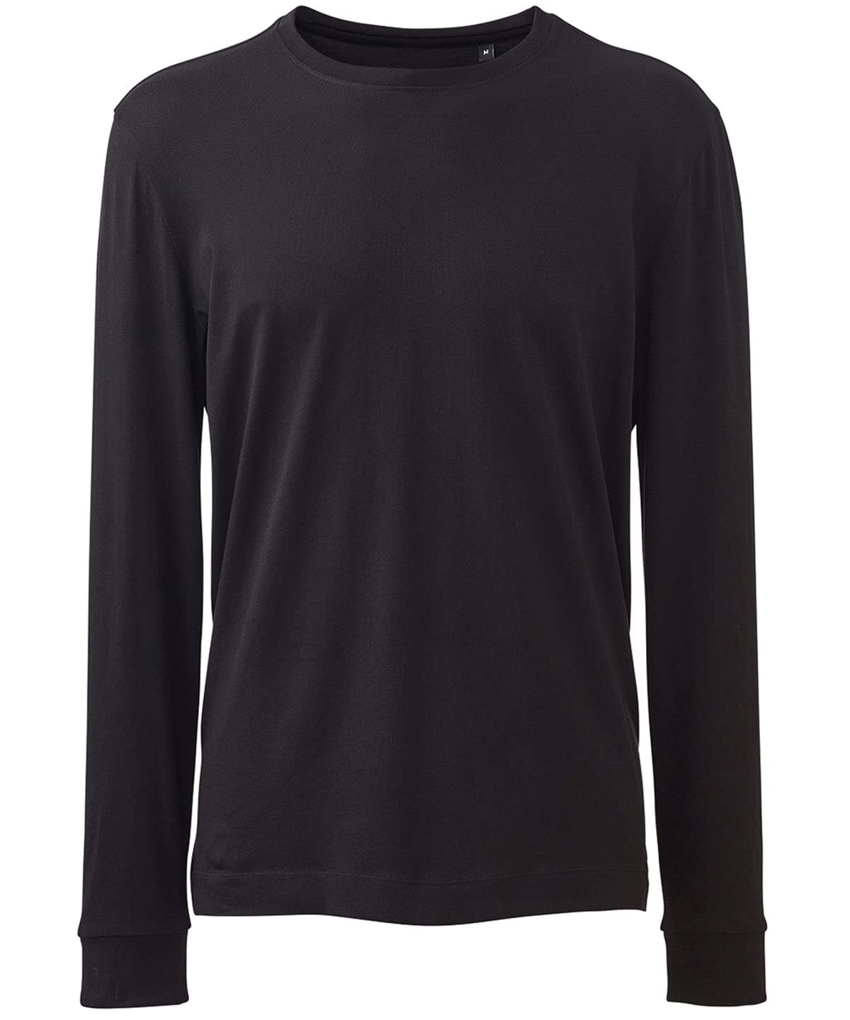 COOZO Mens Long Sleeve Anthem T-Shirt - Black - 5XL