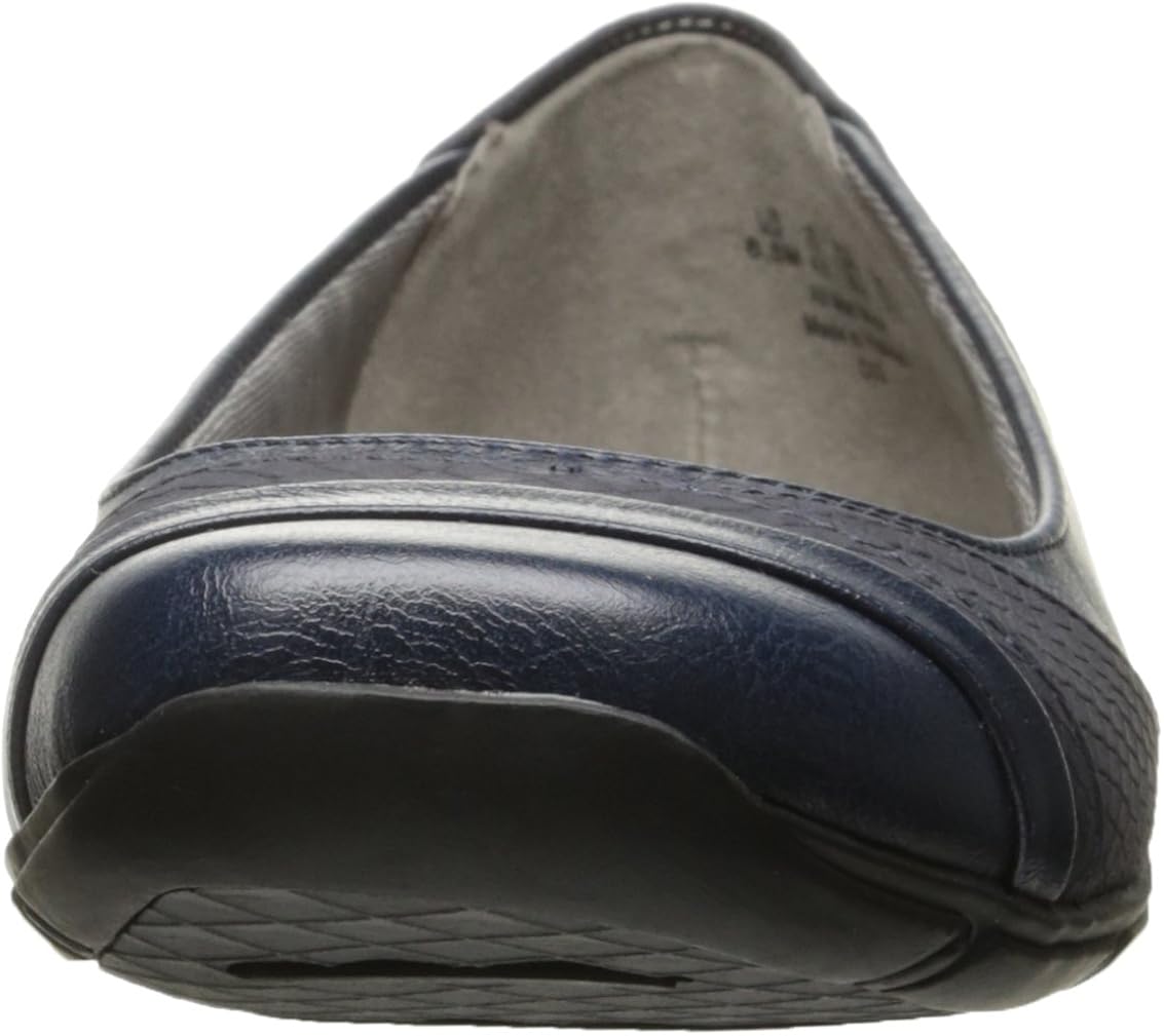 LifeStride Women's, Dig Flat 6.5 Wide Navy Kylie
