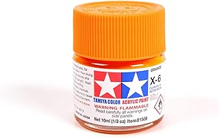 TAMIYA Acrylic Mini X6 Orange TAM81506 Plastics Paint Acrylic