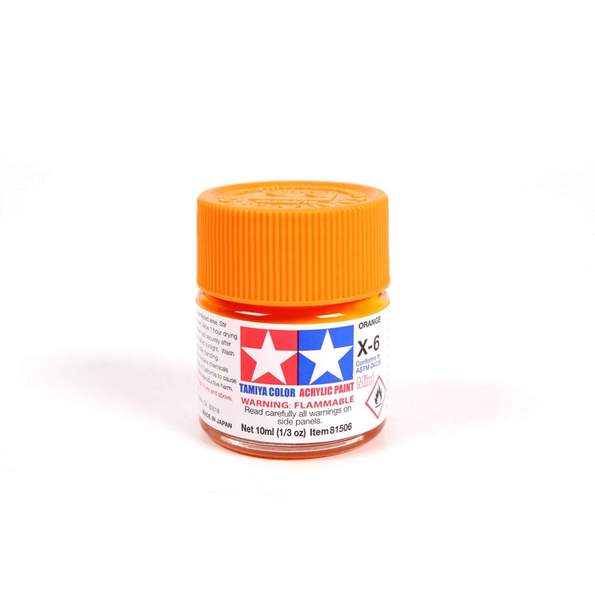 Tamiya Acrylic Mini X-6 Orange