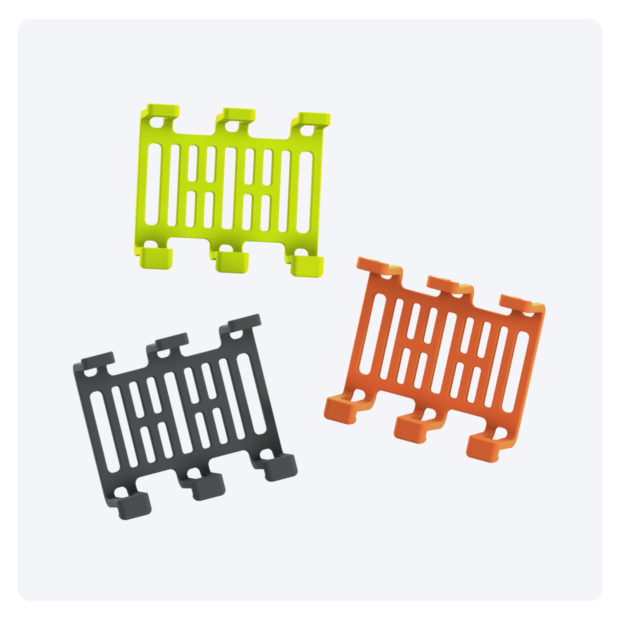 Tractive - Clip di gomma (x 3) per GPS per cani Tractive DOG XL Adventure (vari colori)