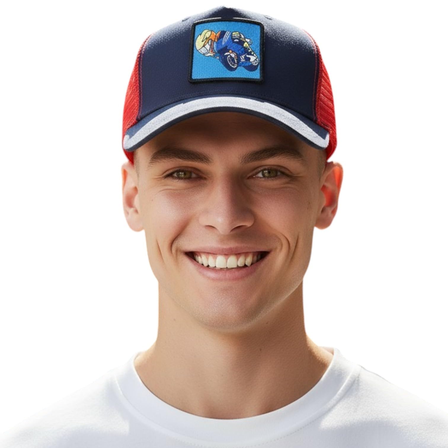 Cotton Twill with Polyester Mesh and Custom Embroidery Patch Truckers Cap for Men and Women