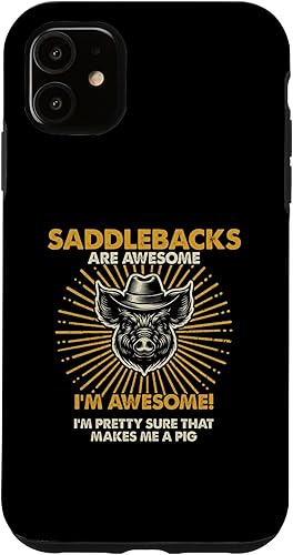 Miniatura 10 de iPhone 12 mini Pig Dad Mom Awesome - Farmer Breeder Saddlebacks Case