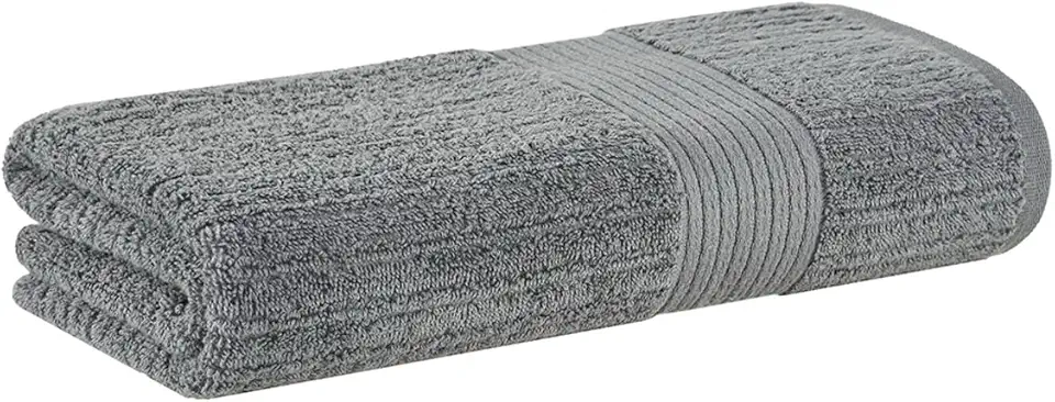 Buddemeyer, Toalha De Banho Buddemeyer Fio Penteado Canelado 100% Algodão Ultrasoft Cor:Cinza 1839