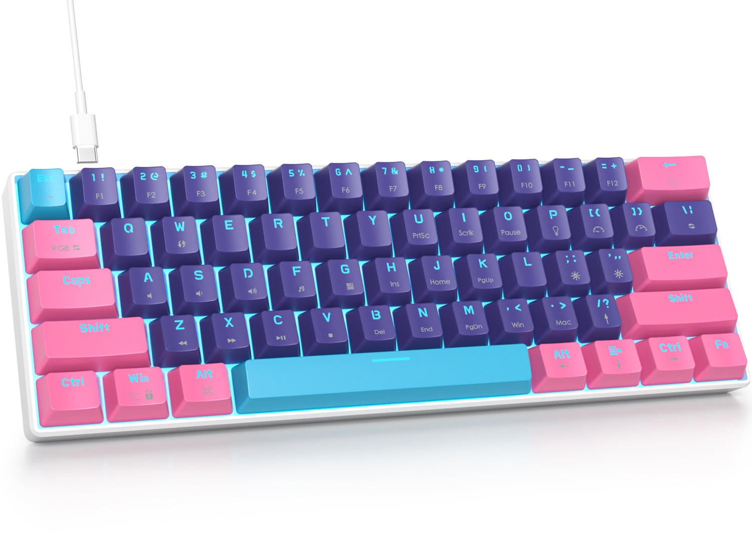 Wooting 60HE メカニカルキーボード RGB 本体+付属品〇 Wooting 60HE+ RGB Keyboard Black｜ふもコレ(Fumo Collection)