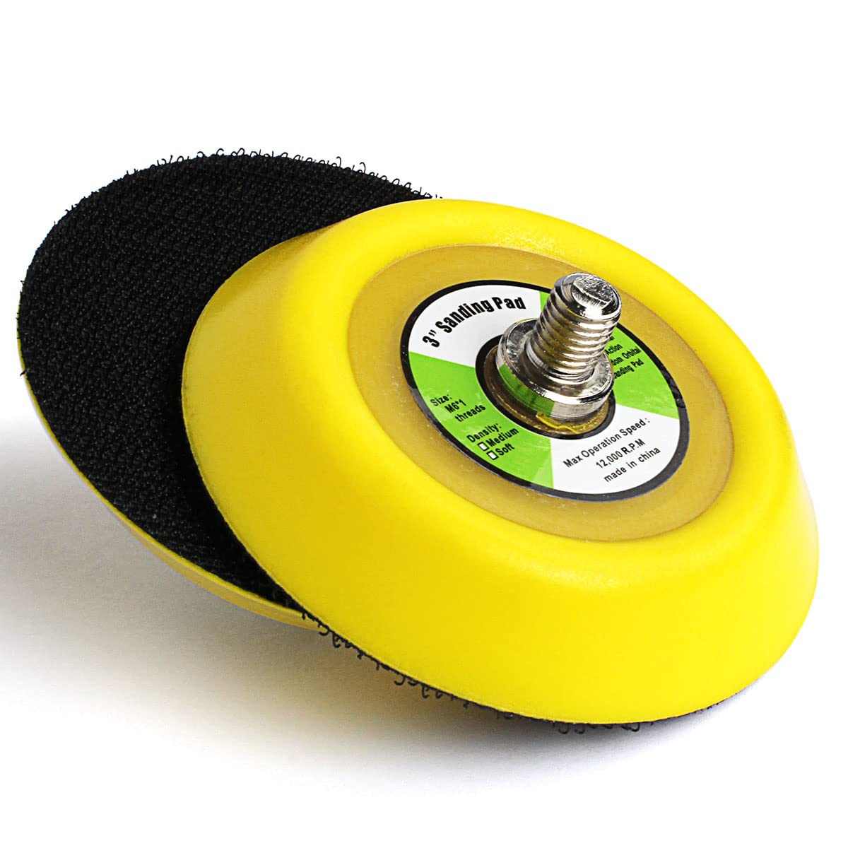 BSRTTOOL 2Pcs 3inch Backing Pad Hook and Loop for Sander Polisher Buffer - PU 5/16"-24 Thread Backer Pad