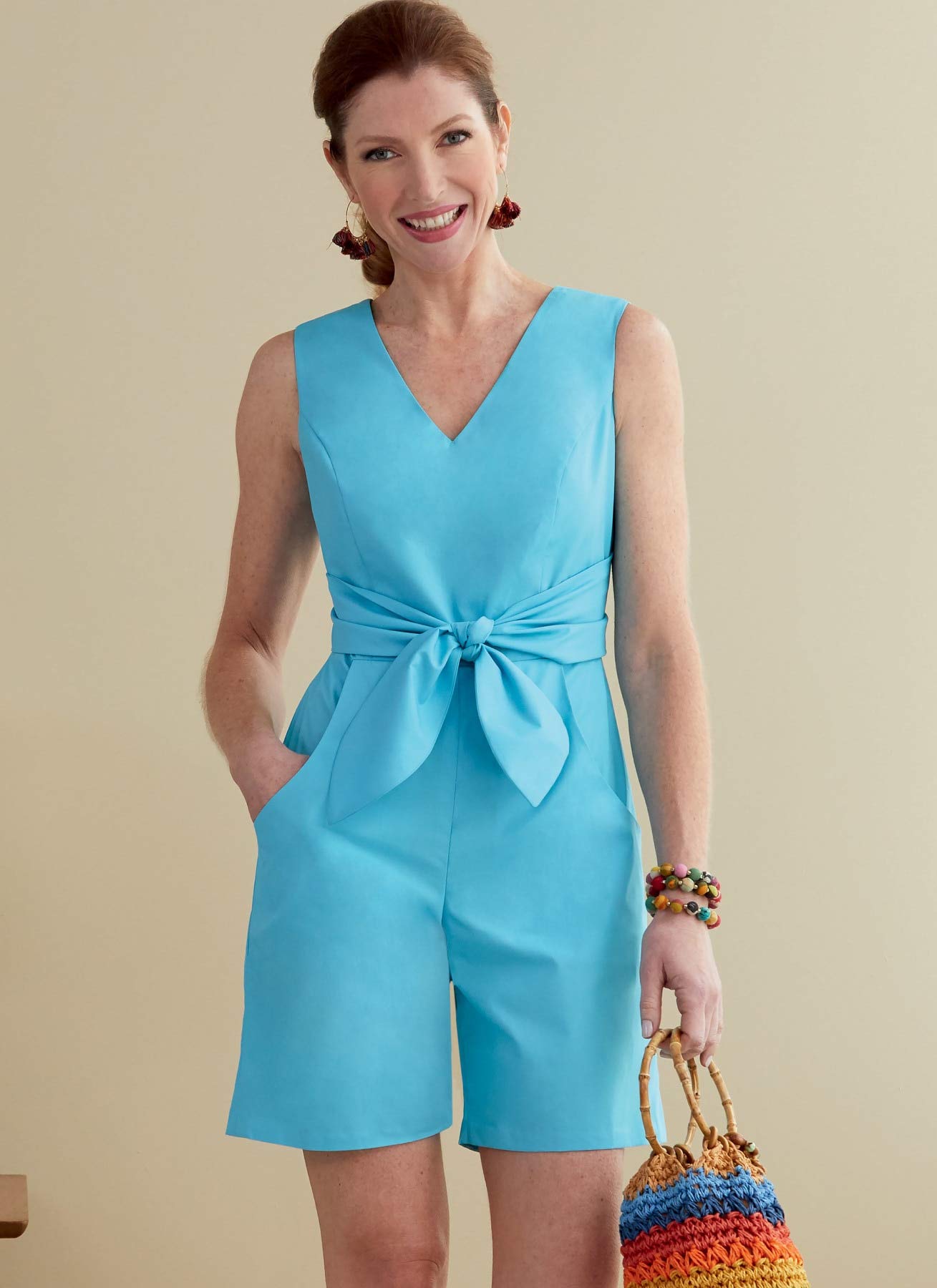 Butterick B6760A5 Misses' Dress & Romper, WHITE, A5(6-8-10-12-14) - Image 2