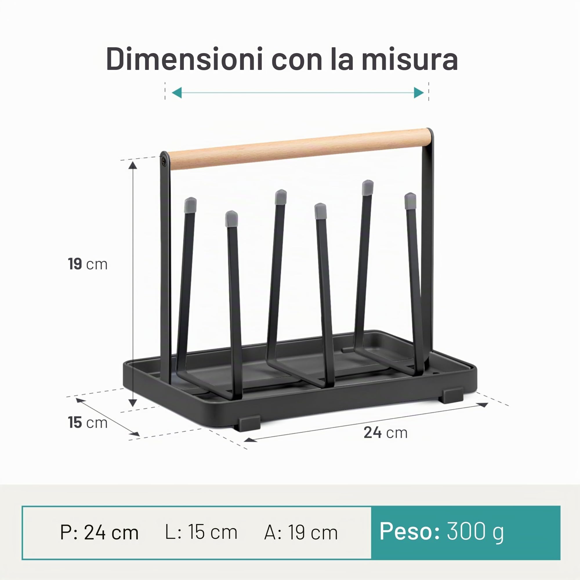 D&D Living Portabottiglie All-in-One per SodaStream - Scivolo di Asciugatura per Bottiglie di Tutti i Tipi: Duo, Crystal, Easy, Bottiglie per Bevande e Biberon - Stendino Universale (Metallo, Nero)