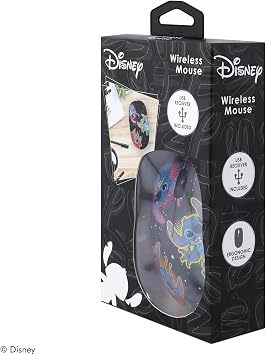 iJoy Disney Lilo and Stitch Wireless Mouse, Bluetooth Ergonomic Mouse Computer Accessories for Laptop Computer or Mini PC and Stitch Gifts for Women, Men, and All Fans of Stitch Stuff