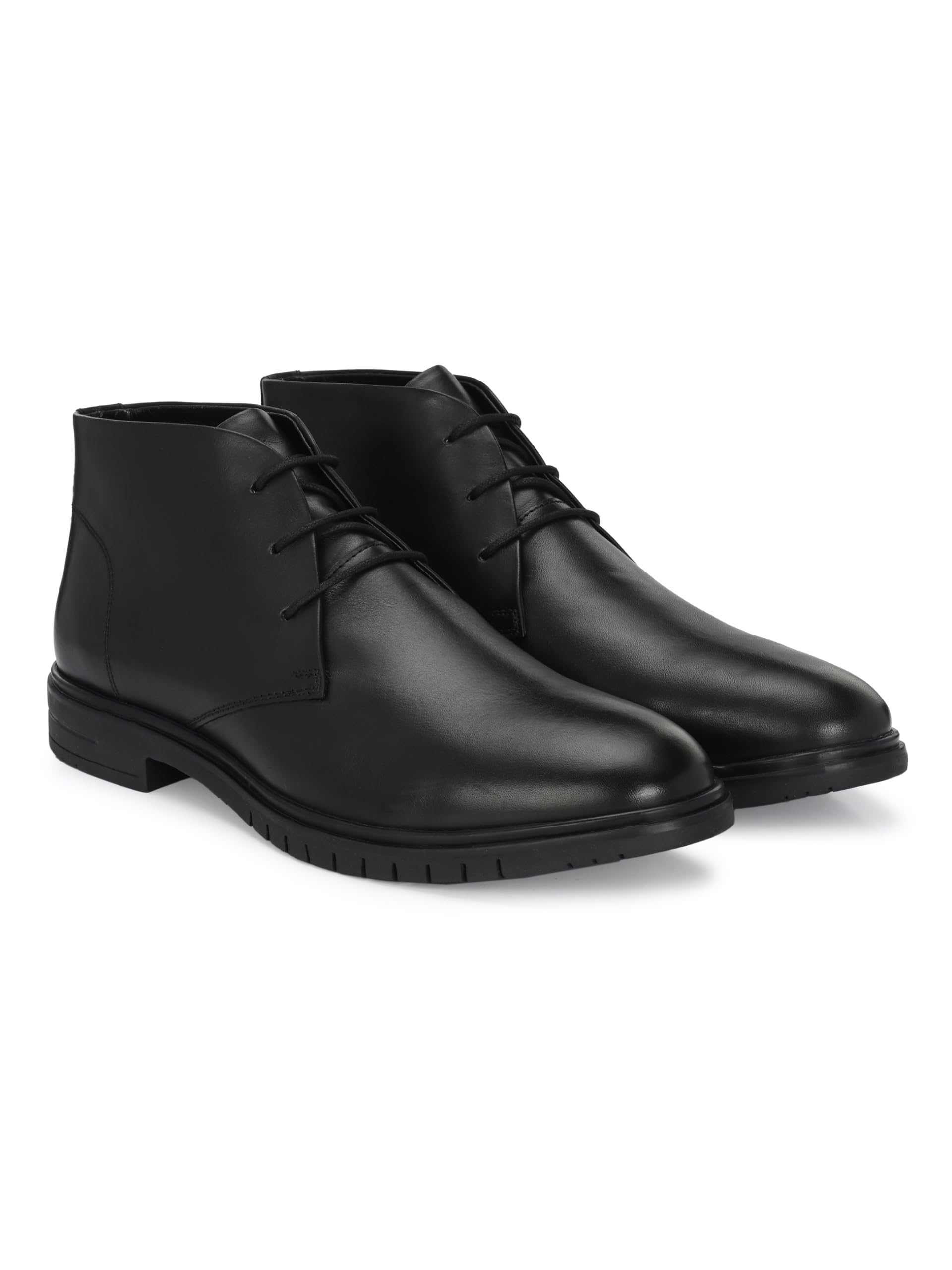 Delize Leather - Black Men’s Leather Derby Ankle boots-59518-8 (B0CTQ46956) Amazon Price History, Amazon Price Tracker